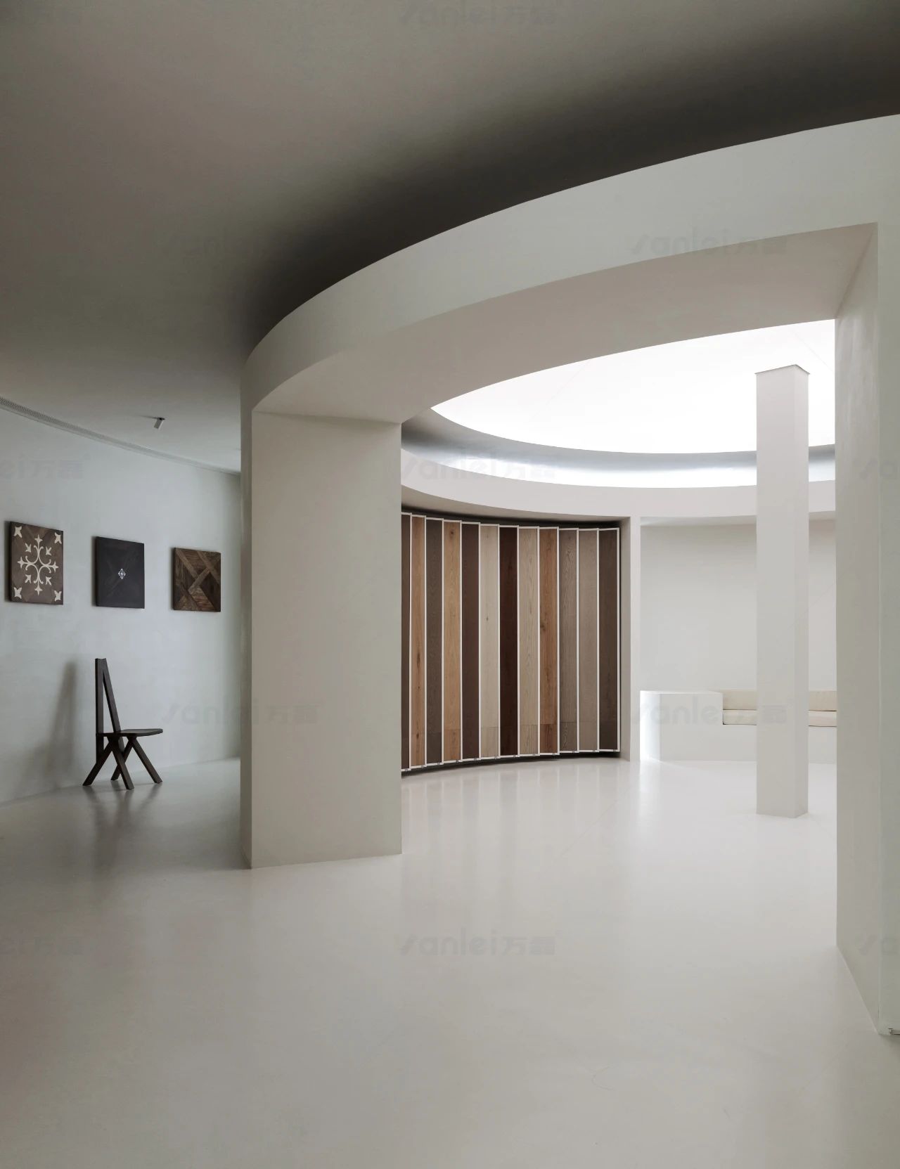 大牌聯(lián)動案例|特芮地板木美展廳由萬磊北京團(tuán)隊全案落地