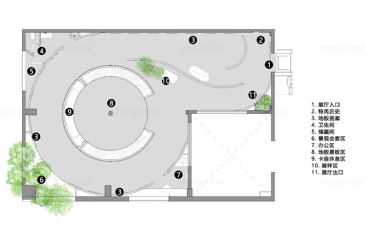 大牌聯(lián)動案例|特芮地板木美展廳由萬磊北京團(tuán)隊全案落地